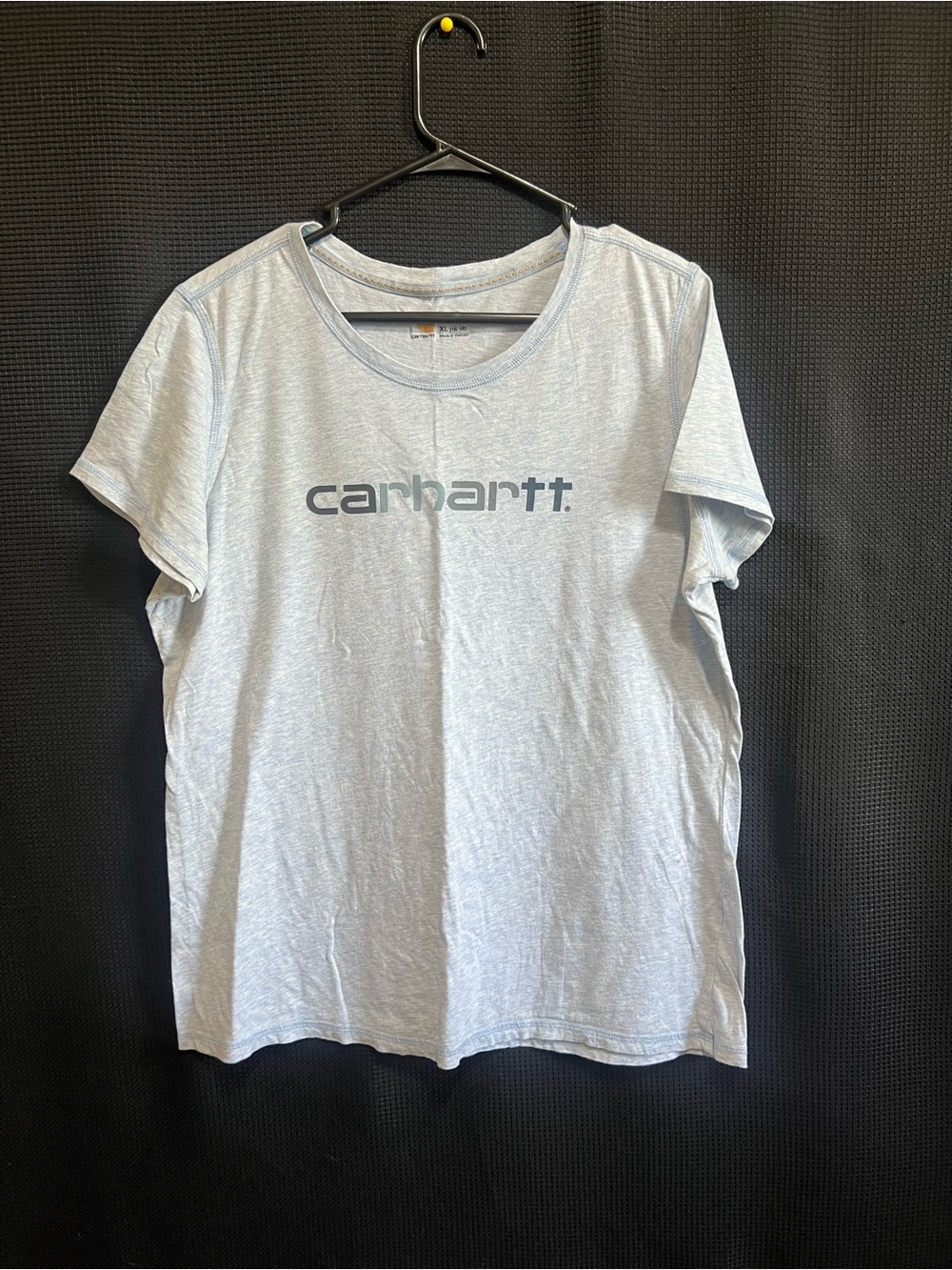 Carhartt Light Blue Logo Tee Shirt